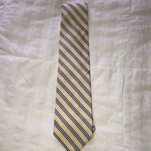 Brooks Brothers 346 yellow/ blue/ white tie